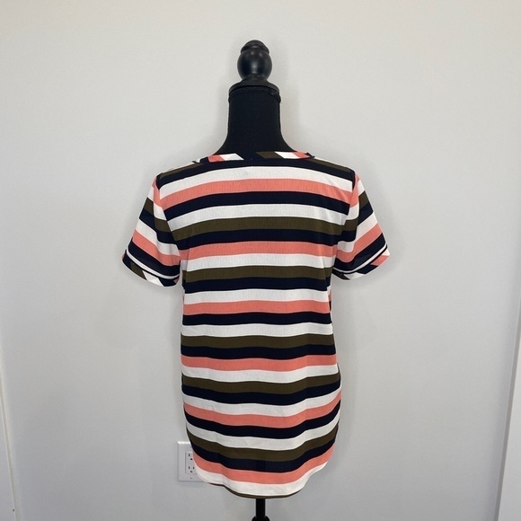 Ann Taylor Multi Color Short Sleeve Top - Picture 3 of 5